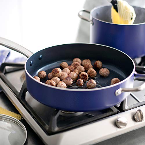 Blue Diamond Cookware Diamond Infused Ceramic Nonstick 5QT Saute Pan