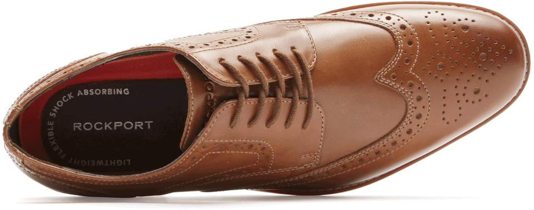 rockport men's saxxen wingtip oxfords