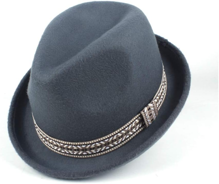 LRJTLKJ Lana Vendimia de Las Mujeres Caballero Cap Nuevo Sombrero de