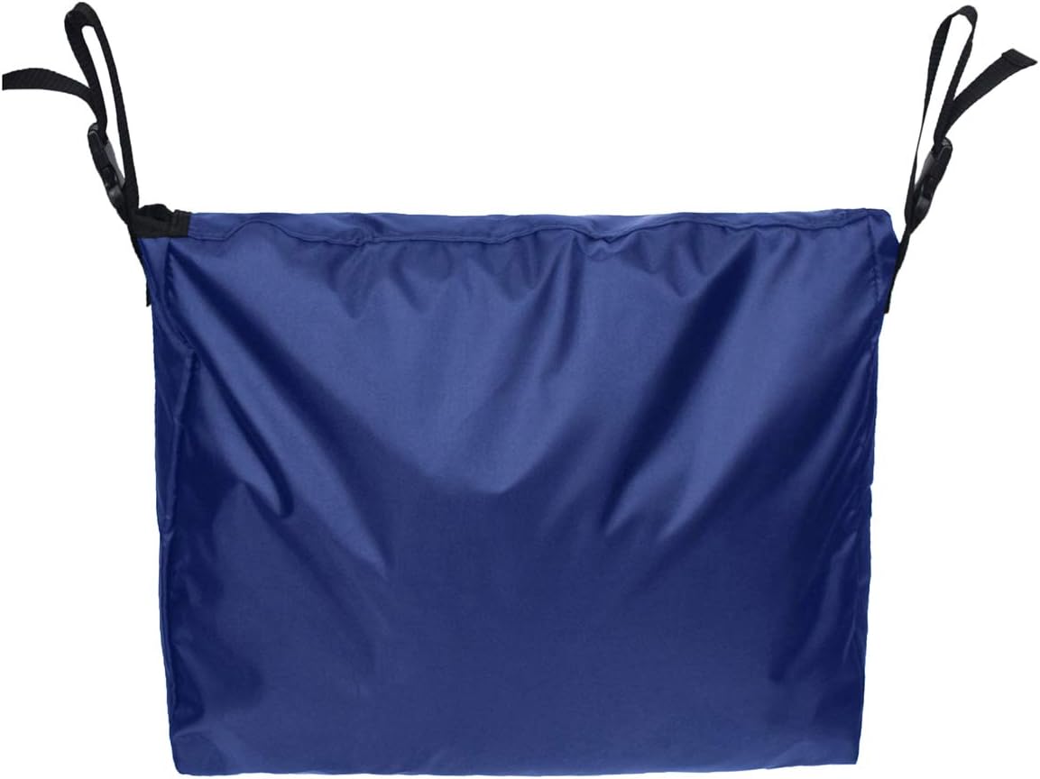MXCELL Wheelchair Backpack Bag, Walker Side Bags Travel Storage Bag for Wheelchair Stroller Hanging Portable Storage Basket, Blue: Health & Personal Care