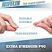 Mifflin-USA Horizontal ID Name Badge Holder (Clear, 3.5x2.25 Inches, 50 Pack), Waterproof and Resealable Plastic Card Holders