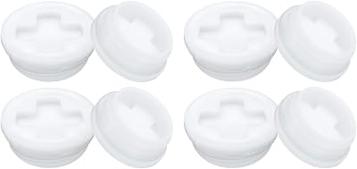sourcing map 8Pcs 2" Plastic Bung Cap Fine Thread Drum Cap for 55 Gallon