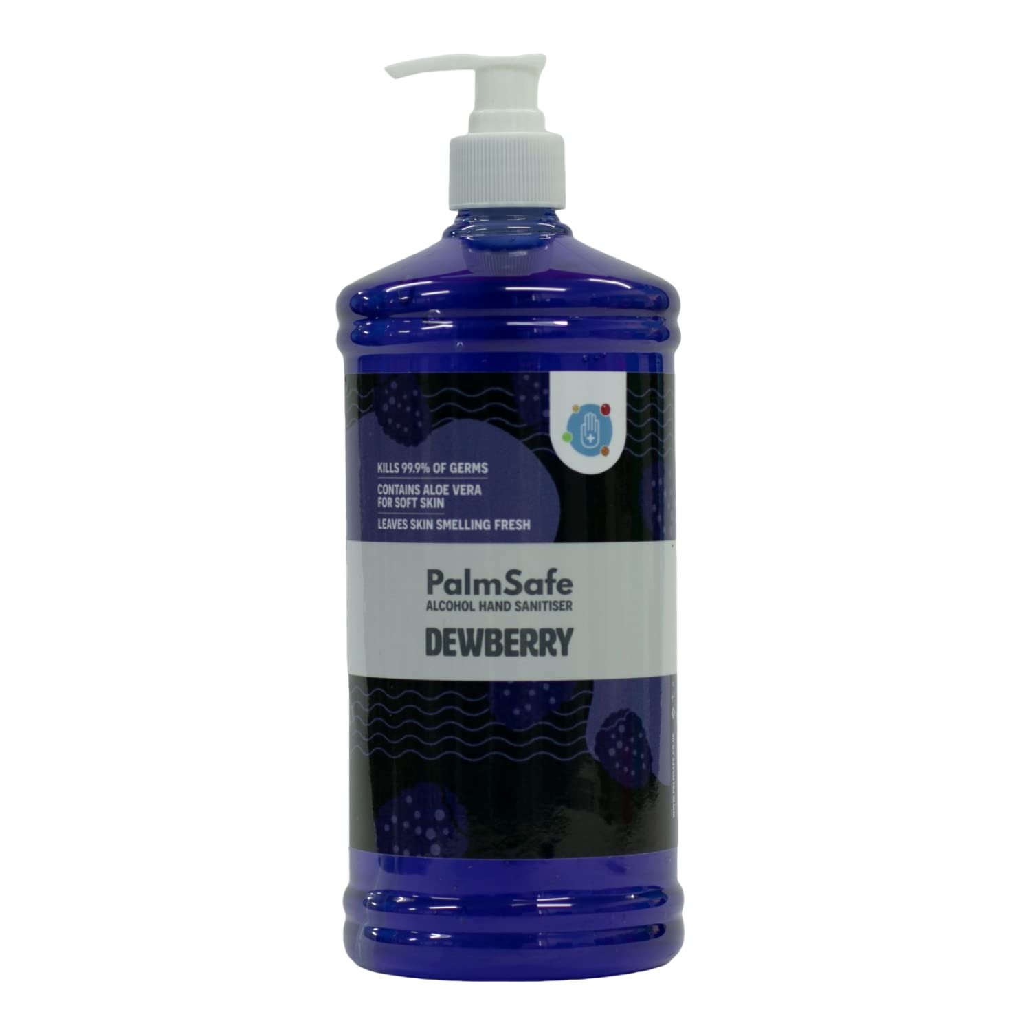 Palm Safe Dewberry Alcohol Hand Sanitiser 1 Litre Pump Bottle