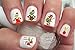 Christmas G Nail Decal Nail Art Fingernail Decals Nail