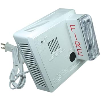 Amazon.com: GENTEX Detector de humo W/AC Power Cord para la ...