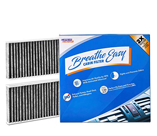 Spearhead Premium Breathe Easy Cabin Filter, Up to 25% Longer Life w/Activated Carbon (BE-553)