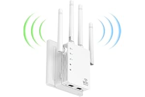 AOOEPU WiFi Extenders Signal Booster for Home Long Range Up to 12880 sq. ft & 105 Devices, WiFi Extender Signal Booster, Internet Extender WiFi Booster, Long Range WiFi Extender, 1200Mbps WiFi Extender