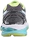 ASICS Women's Gel-Nimbus 18 Running Shoe, Titanium/White/Turquoise, 11 M US