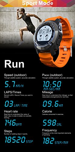 S928 Gps Outdoor Sports Smart Watch Ip66 Life Waterproof Heart