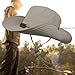 OMECHY Waterproof Outdoor Bucket Hat Summer UV Protection Sun Cap Boonie Fishing Camouflage Hat,Khaki
