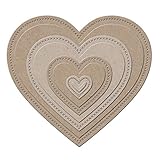 Little B 100384 11-Piece Nesting Hearts Cutting Dies