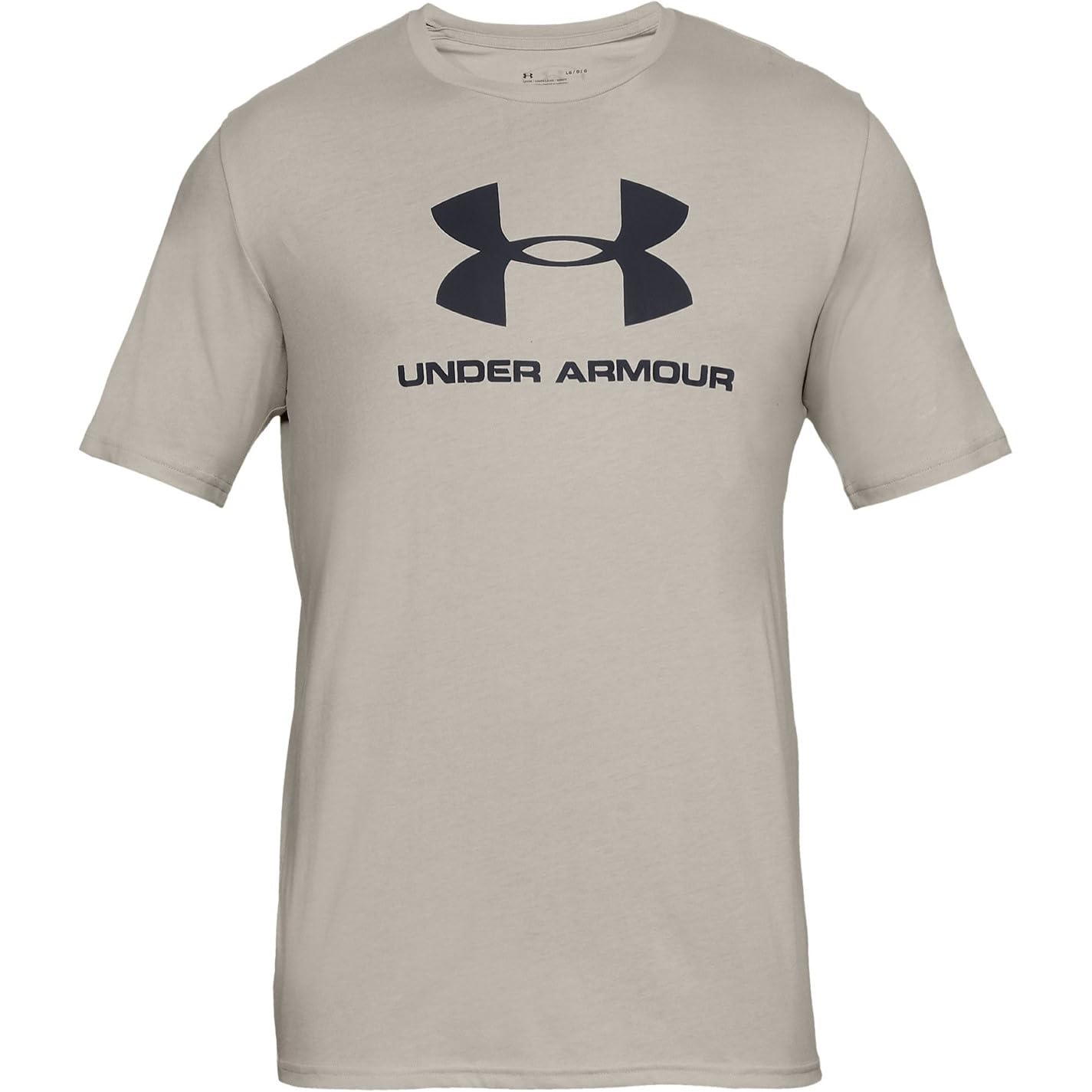 Under Armour Men's Sportstyle Logo Short Sleeve T-Shirt, Khaki Base, XXL