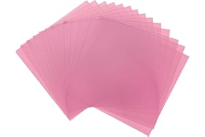 MECCANIXITY 14 Pcs Colored Plastic Sheets, Transparent Amber Film Color Correction Gel Light Filter Waterproof 2 x 2 Sheet fo