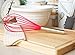 Fox Run Brands Raspberry Silicone Whisk, 3.5 x 3.5 x 11.75 inches, Pink