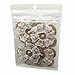 OZXCHIXU 12pcs Burlap Lace Flower with Pearl Natural Color Rustic Wedding Paty Decoration and Crafts DIY