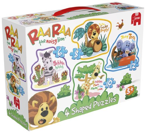 Raa Raa The Noisy Lion 4 In 1 Shaped Jigsaw Puzzles