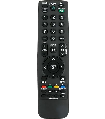 VINABTY Telecomando Universale A Infrarossi Per TV LG: Sostituto MKJ42519636, Compatibile Con Serie 32/37/42/47LH, ABS Nero