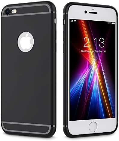 iPhone 6S Case, iPhone 6 Case, Mokcoo Ultra Thin TPU Soft Slim Cover Case Durable Flexible Anti-Scratch full Protective for Apple iPhone 6/iPhone 6S (Black)