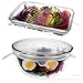 Silicone Stretch Lids , Reusable Durable Bowl Covers BPA Free FDA Approved for Keeping Food Fresh Dishwasher Oven Microwave Freezer Safe, 6-Pack of Various Sizes (White)
