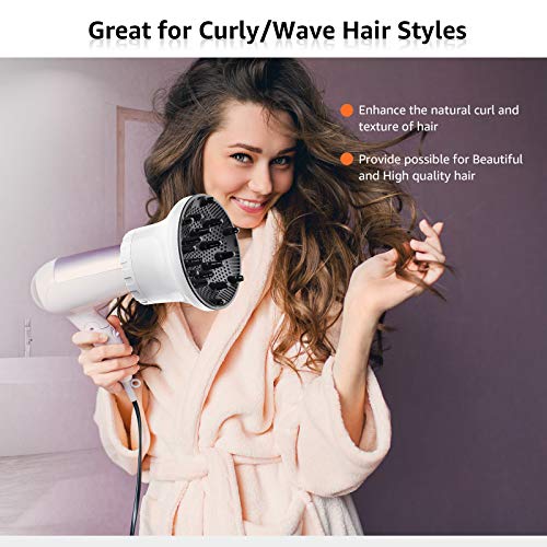 Universal Hair Diffuser Hair Dryer Diffuser Attachment For Curly Wave
