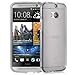 Fosmon DURA-FROST Smooth Durable & Flexible Slim Fit TPU Case Cover for 2014 HTC One (M8) - Retail Packaging (Clear)