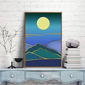 Framed Canvas Wall Art for Living Room, Bedroom City and Landscape Canvas Prints for Modern Home Decoration Ready to Hang - 16"x24" inches