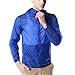 Alafen Unisex Nylon Ultrathin Breathable Lightweight Sports Windbreaker Skin Coat(Royal Blue,XL)