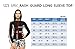 Private Island Women UPF50+ Swimsuit Long Sleeve Top Shirt Rash Guard Workout (M, Black-RGT)