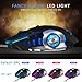 LENRUE Laser Gaming Mouse Wired with 6 Programable Buttons 4 Color Cycle Breathing, High Precision Metal Base, Used for games and office (black)thumb 2
