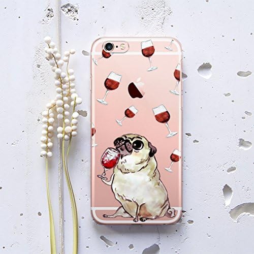 My Patronus Is A Pug Case for Apple iPhone XR XS Max X 10 8 7 plus iPhone 6 6S plus iPhone 4 4S iPhone 5 5S 5C SE iPod Touch Protective Silicone Plastic Handmade Custom Case Cover AW1304