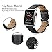 Benuo Leather Band for Apple Watch 44mm 42mm, [Vintage Series] Premium Genuine Leather Strap for Apple Watch Series 4/ 3/ 2/ 1/Edition/Sport, Classic Replacement with Secure Buckle