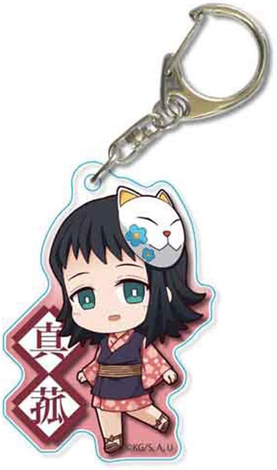 Amazon Com Bowinr Demon Slayer Kimetsu No Yaiba Cute Keychain Anime Characters Acrylic Keyring For Bags Keys Phones And Pencil Cases Makomo Arts Crafts Sewing