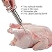 Luxe Grill Stainless Steel Meat Injector Kit with 2 Commercial Marinade Needles and 2-oz Large Capacity Barrel