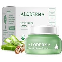 Amazon.com: Aloderma Soothing Face Cream Made with 75% Organic ...