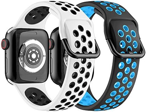 Yssnh スポーツシリコンバンド Apple Watchバンド 38mm 40mm 42mm 44mm メンズ レディース Iwatch Series 5