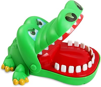 Sipobuy Crocodile Dentist Game Kids Action Skill Toy Classic Bite Finger Family
