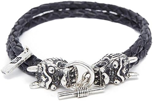 Amazon エイソス Asos Icon Brand Dragon Bracelet アイコンブランド ドラゴンブレスレット メンズ アクセサリー Black One Size 並行輸入品 ブレスレット 通販
