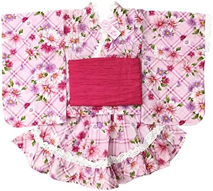 tokusaya Easy Wearing Kids' Yukata Dress Set