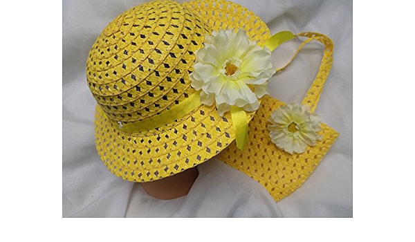 Yellow Easter Hat Easter Bonnet Spring 