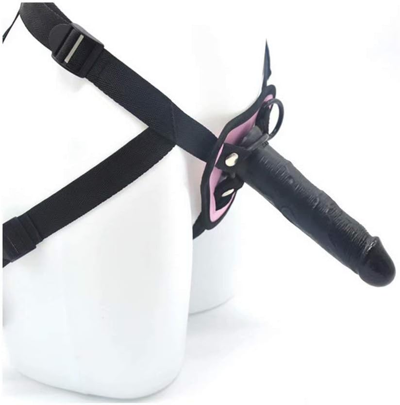 Qlòvè Wǎtěrprǒǒf Flěxìblě Tǒǒl,6.29 inch Rotating Dǐdos Ladies Fun Happy Rod Penǐs Wand T-Shirt Trousers Black Removable PVC + Leather Pants