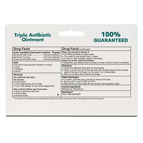 Globe (4 Pack) Triple Antibiotic First Aid Ointment, 1 oz, 24Hour