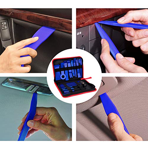 image for TLEEP 19 Pieces Car Panel Removal Tools Kit,Auto Trim Door Panel Windo