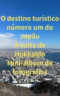 Livro O destino turístico número um do Japão À volta de Hokkaido Mini-álbum de fotografias