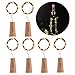 BESTOMZ 6PCS Wine Bottle Light 40 inch Starry Light for Wedding and Party (Warm White)