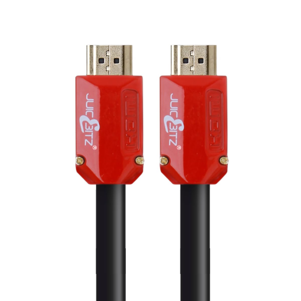 JuicEBitz 4K HDMI Cable 8M, Ultra High Speed HDMI 4k 18Gbps. 2.0 HDMI Lead with Ethernet, HDMI to HDMI Cable, Compatible with Xbox, Playstation, Apple TV, Sky + More. Ultra HD 8M Long HDMI