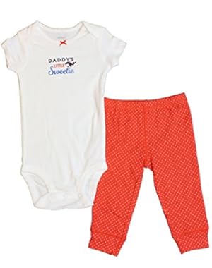 Baby Girls 2-piece Bodysuit & Pant Spring Summer Set