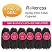 Spring Twist Crochet Braids Real Kanekalon hair 6 Pcs In packs Bomb Twist Crochet Hair Ombre Colors Synthetic Fluffy Hair Extension 8 inch (8inches, 4#)