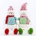 Costyleen Christmas Snowman Figure Plush Dolls Toy Xmas Decorations Ornaments Home Indoor Table Decor Party Tree Hanging Toys Gifts Collectible Festival Figurine Blue 23 inches