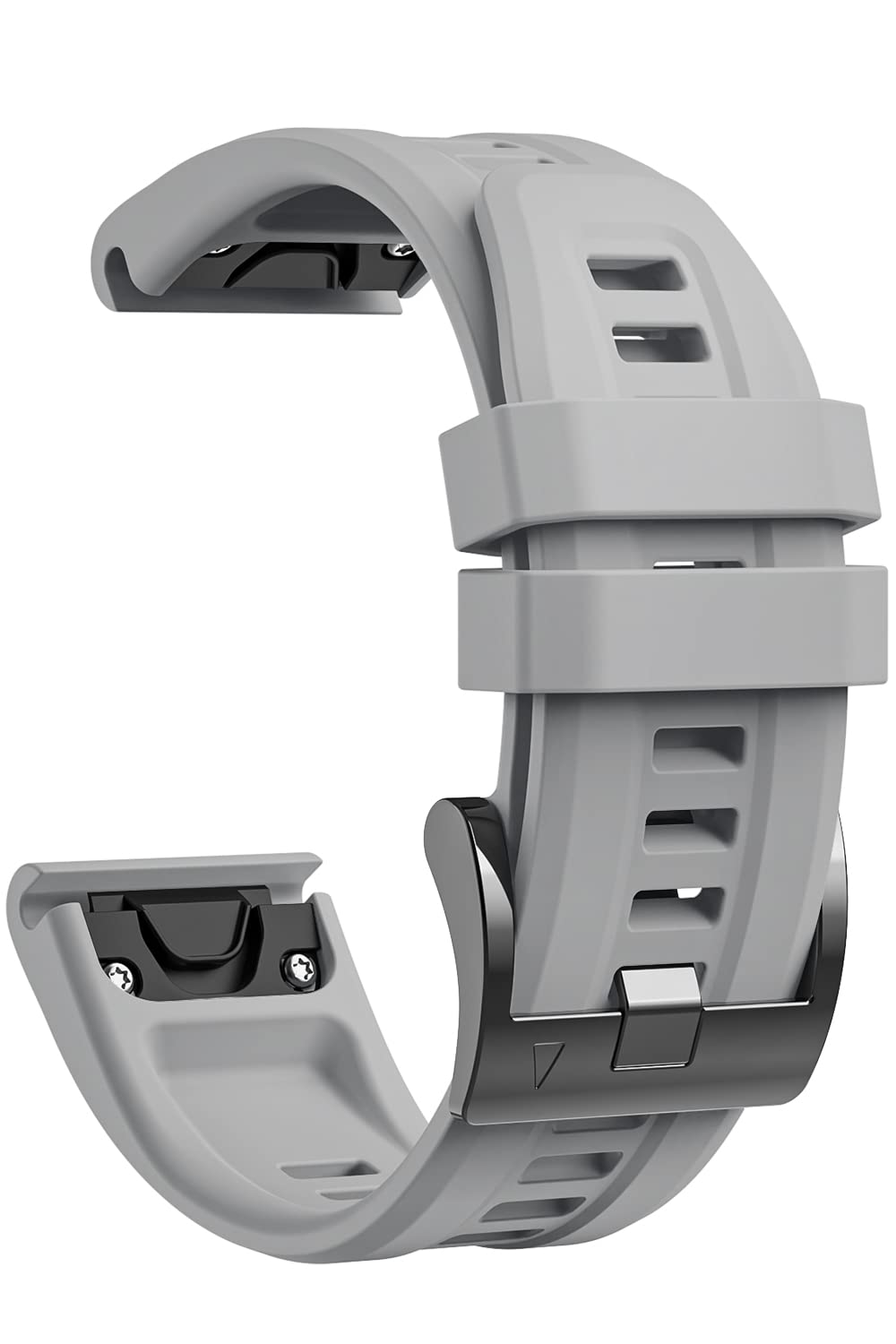 lepmok 26mm Strap for Garmin Fenix7X/Fenix 7X Solar/Fenix 7X Sapphire Solar/Fenix 6X/Fenix 6X Pro/Fenix 6X Sapphire/Fenix 5X Puls/Fenix 5X Sapphire (Grey)