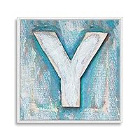 Framed Canvas Wall Art Alphabet Canvas Prints Home Artwork Decoration for Living Room,Bedroom - 16x16 inches